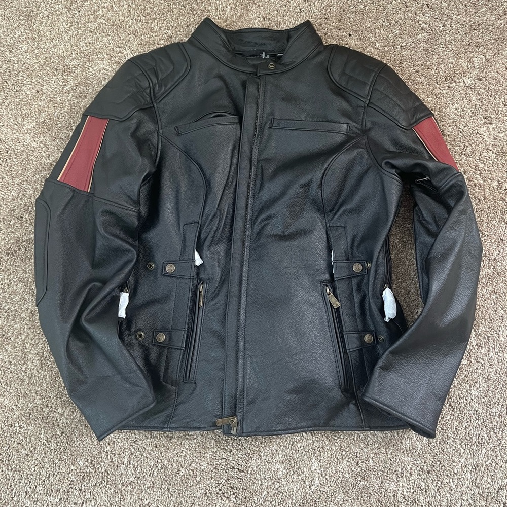 Sold… Harley-Davidson Black Jacket with Red Details
